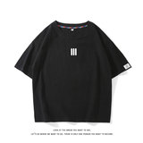 圆领短袖T恤男宽松型日常简约休闲百搭情侣潮流上衣T3568-特价P22，男装T恤，电商A007-1