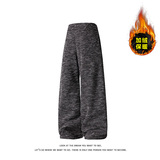 美式宽松阔腿裤垂坠感抽绳加绒加厚休闲裤男K8690JR（加绒）特P52，男装卫衣，电商A007-1
