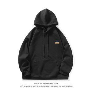 烫花大码340克重磅华棉复合休闲连帽卫衣W4275-P42【特价】图片