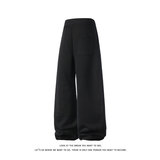 纯色宽松阔腿卫裤男垂感直筒休闲宽松型长裤运动裤K8697-特价P36，男装休闲裤，电商A007-1