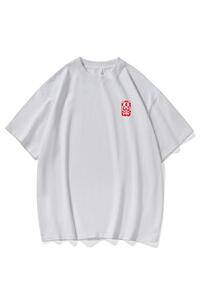 重磅240克双纱精梳棉新中式佛印烫花短袖T恤T3506-特批P23图片