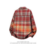 小香风衬衫夹克外套复古拼色潮牌休闲情侣宽松C2166-P40【特价】，男装夹克，电商A007-1