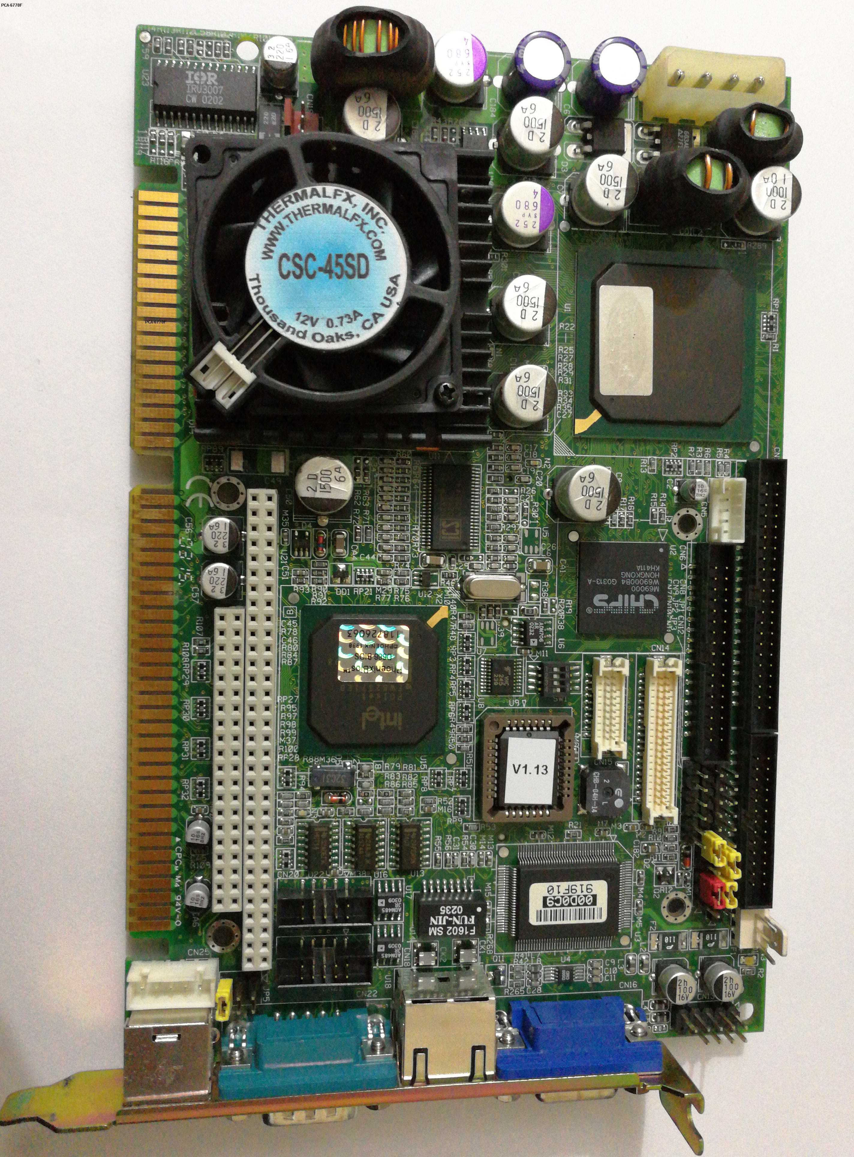 原装 ADVANTECH研华 PCA-6770 PCA-6770 工控主板BIOS程序 带CPU 带内存