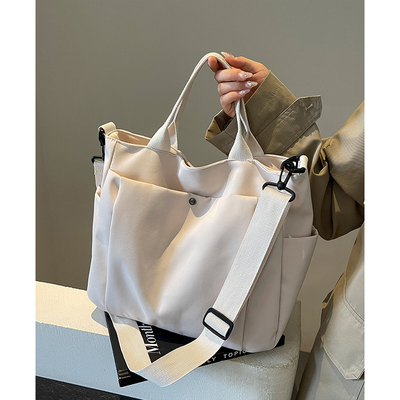 大学生简约风大容量托特包