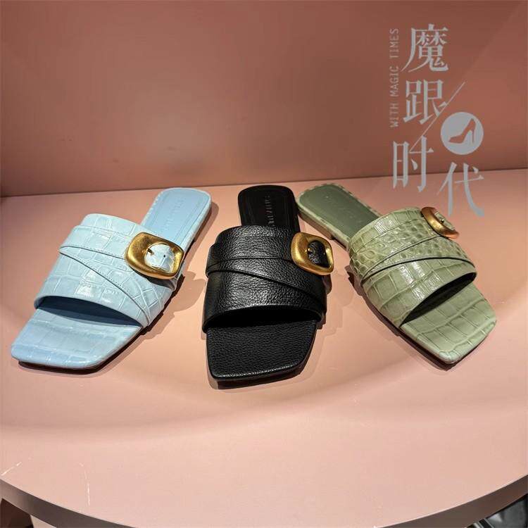 STELLA LUNA 2024春夏 一片式简易凉拖鞋SLP124026 SL124026-2180