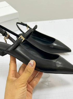 STELLA LUNA 2024春夏 交叉镂空露趾平底凉拖鞋 SL124008 123046