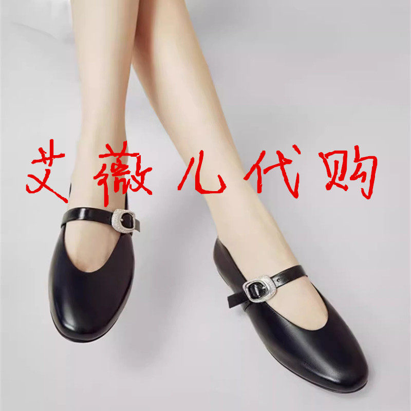 STELLA LUNA2025春夏新款低跟平底一字带玛丽珍鞋跳舞鞋 SL324027
