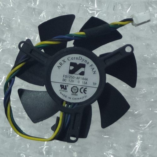 三巨FS1250-AP184A  0.15A 直径45mm  孔距39mm  4线静音显卡风扇