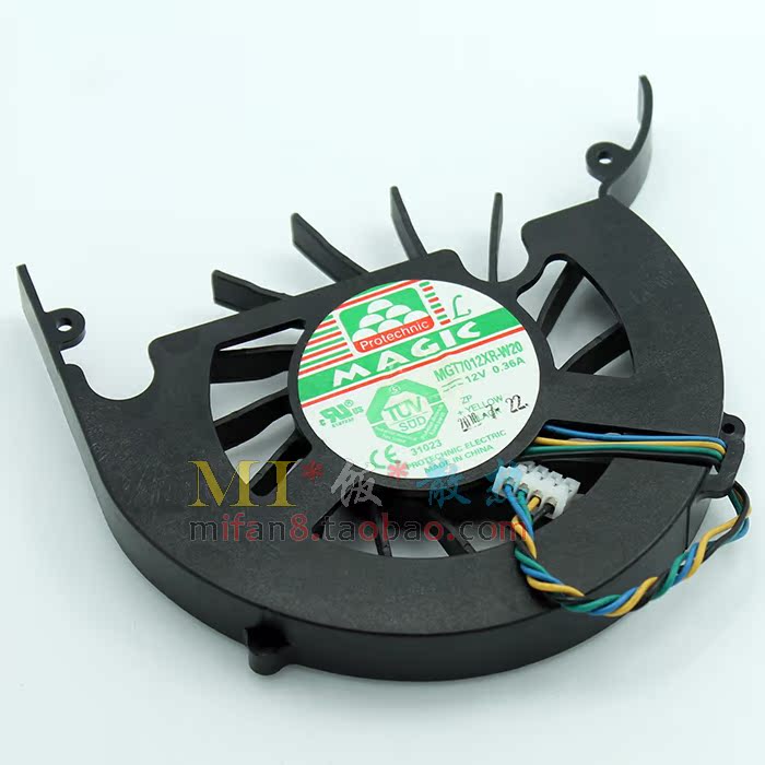 台湾永立12v036a智能显卡风扇