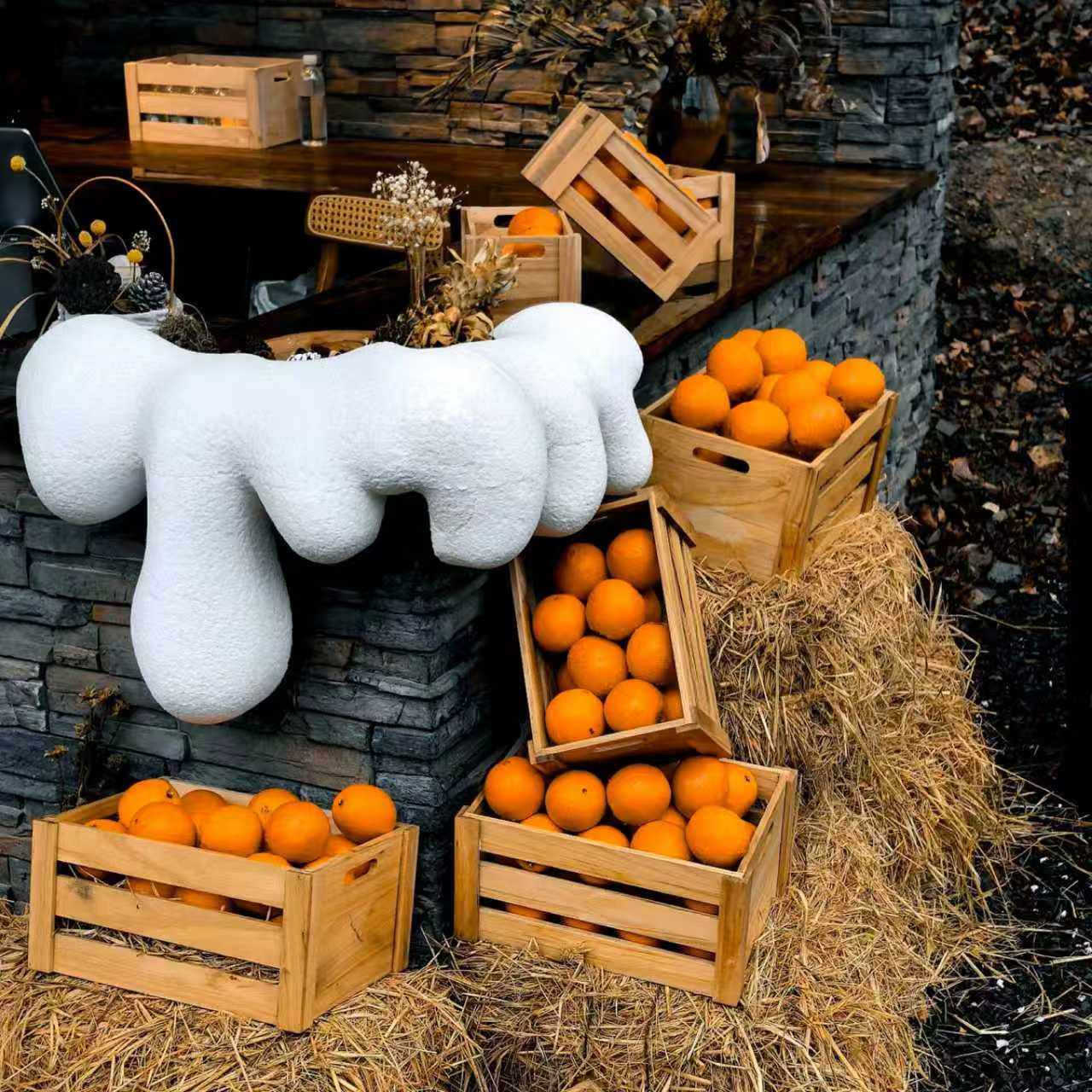 复古木箱木框实木收纳箱陈列超市手提木筐长方形木条箱红酒箱货架,收纳整理,收纳箱,淘宝优惠券,粉丝福利购,淘宝优惠卷