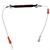 100W带线红宝石卤素加热管红外线理疗按摩椅热灸仪取暖卤素加热管