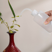注水壶浇水壶挤压出水壶瓶花补水多肉盆栽洒水壶园艺工具插花辅助