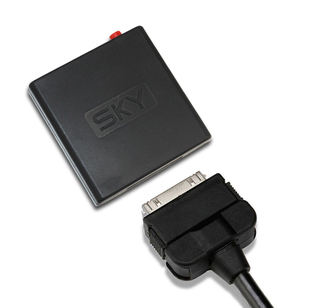 适用奥迪奔驰宝马路虎捷豹车载蓝牙音乐支持有30pin ipod苹果接口