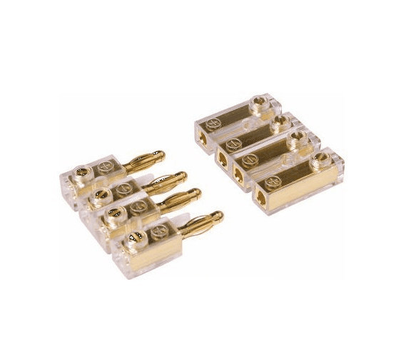 促销汽车插头连插座喇叭线电源线快速接驳四路香蕉头接驳出口畅销