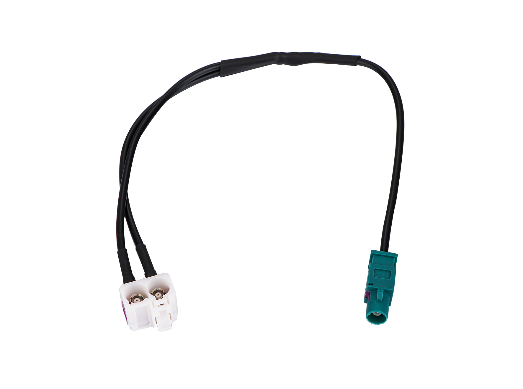 适用于大众RNS510(MFD3)RCD510 310收音天线一分二接口转换线束