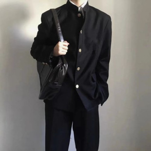 学院风班服立领日制新款西服男女外套高校JK校服中山装春秋款西装