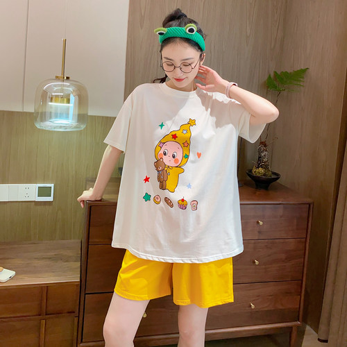甜美可爱可外穿青年家居服短袖