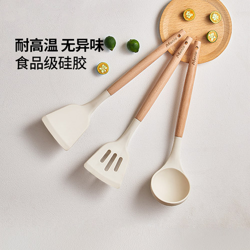 英国明爵硅胶铲耐高温不粘锅专用