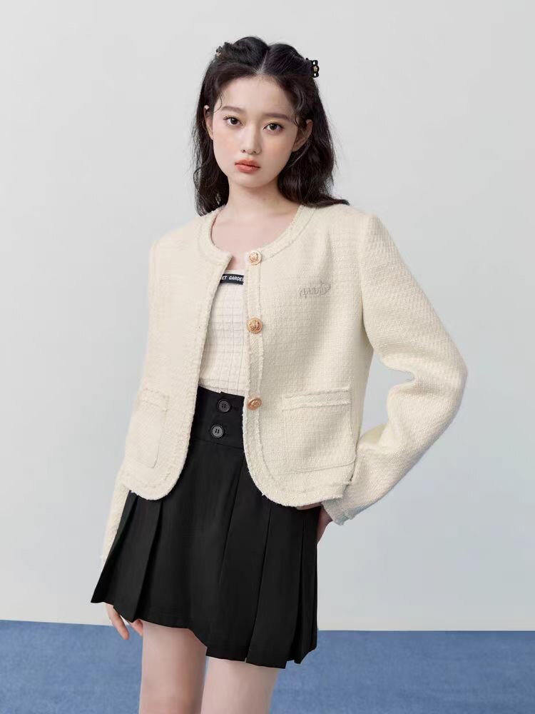 2023年新春新款网红同款小香风淑女外套韩版修身时尚女装包邮