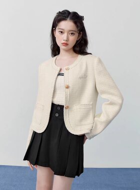 2023年新春新款网红同款小香风淑女外套韩版修身时尚女装包邮