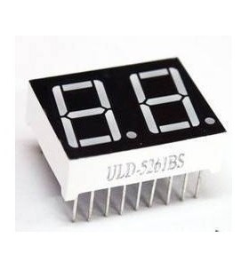5261AS共阴2位数码管0.56英寸红色 规格25*19*7.8MM