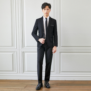 男士西装春秋新款2025秋装男西服套装商务正装新郎伴郎结婚礼服潮图片