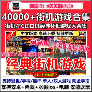 街机游戏合集经典红白机合金弹头街霸FC模拟器支持PC电脑安卓