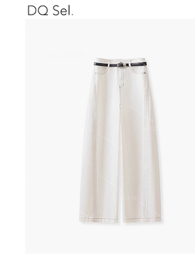 CARANGI品牌-高腰加绒长裤常规女丹宁风牛仔裤休闲百搭裤IG36002H