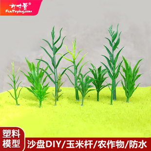 方寸景微缩仿真玉米苗农作物绿植塑料模型25比例庄稼场景地台鱼缸