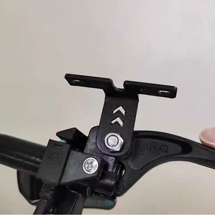 电动车通用型转向灯支架 小牛九号前转向灯支架 上泵安装转向灯