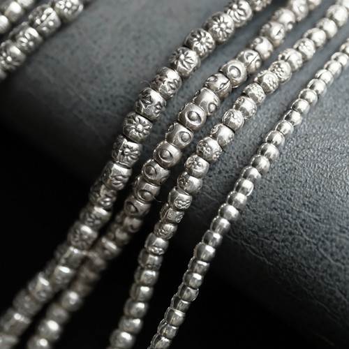 妖家泰国清迈手工银纯银隔珠配件