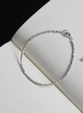 妖家 切面款 手工银 纯银迷你小手链 YS001