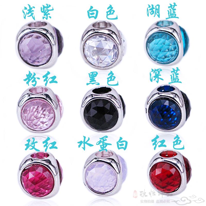 diy手工微镶钻欧美大孔珠