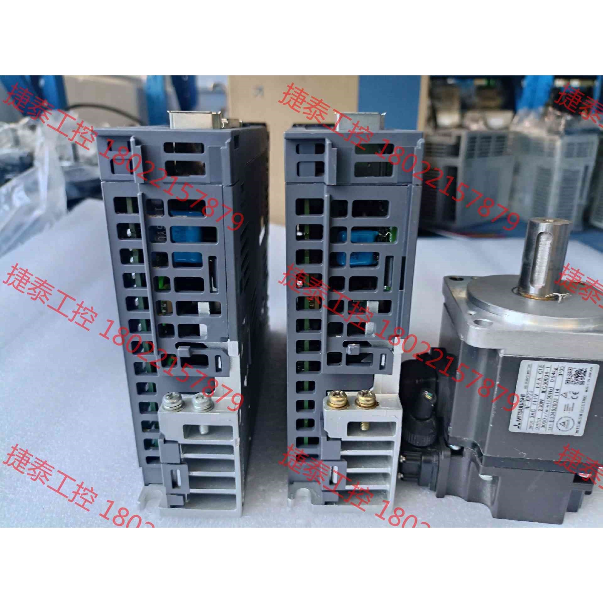 议价 三菱MR-J3-20A+HF-KP23成色新,功能包好