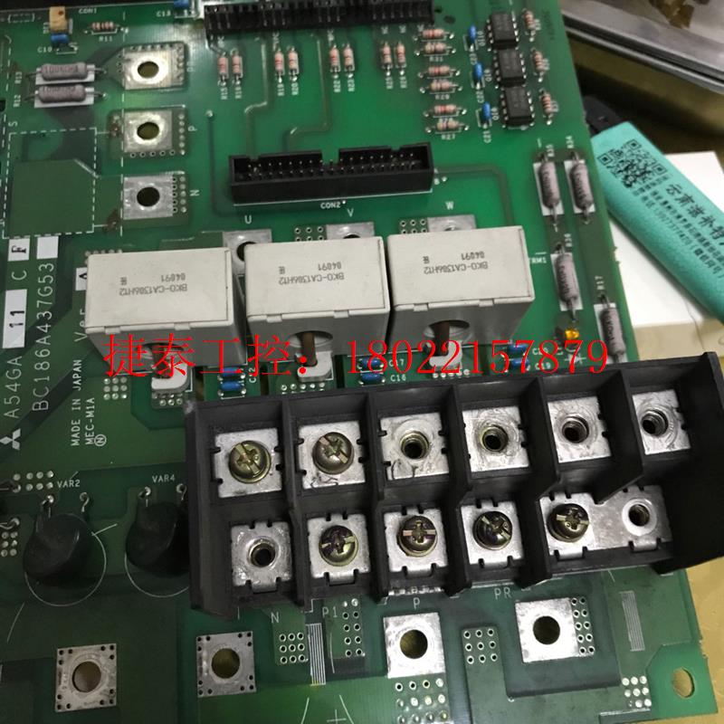 议价 A54GA11C原装拆机三菱变频器驱动板BC186A437G