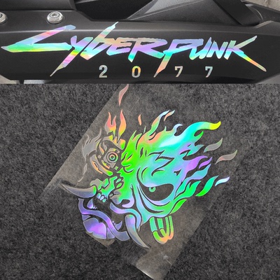 cyberpunk电脑主机游戏汽车贴纸