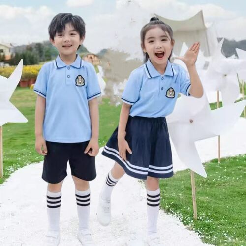 小学生校服幼儿园园服春夏装棉