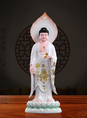 阿佛佛像西方三圣居家保平安