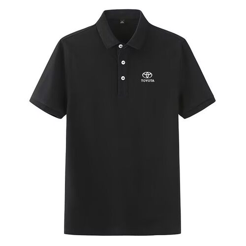 高端新款丰田工作服Polo衫4S店翻领短袖t恤工装工服衣服定制印绣