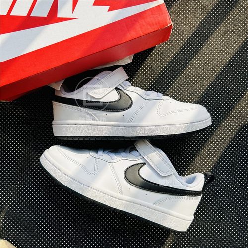 耐克儿童魔术贴低帮休闲运动鞋