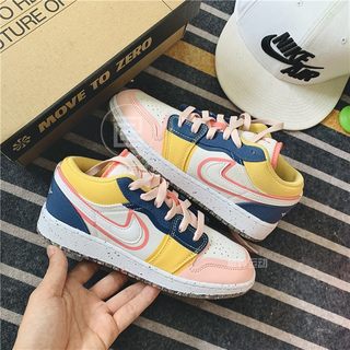 耐克 Air Jordan 1 Low AJ1粉白 女子低帮复古篮球鞋 DV1323-100