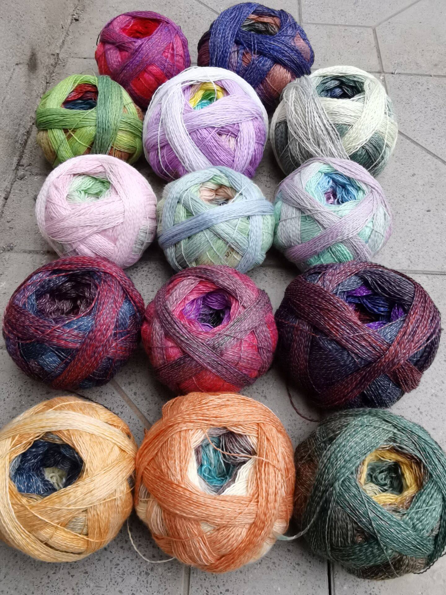 燕赵蠡蜗宝宝毛线店铺段染棒针