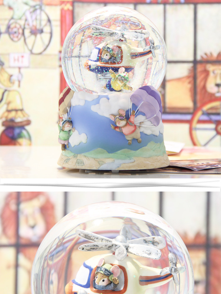 오르골 선물 장식품 수정구슬 어린이날 여아 귀여운 JARLL 생일 오르골 태엽 비행기