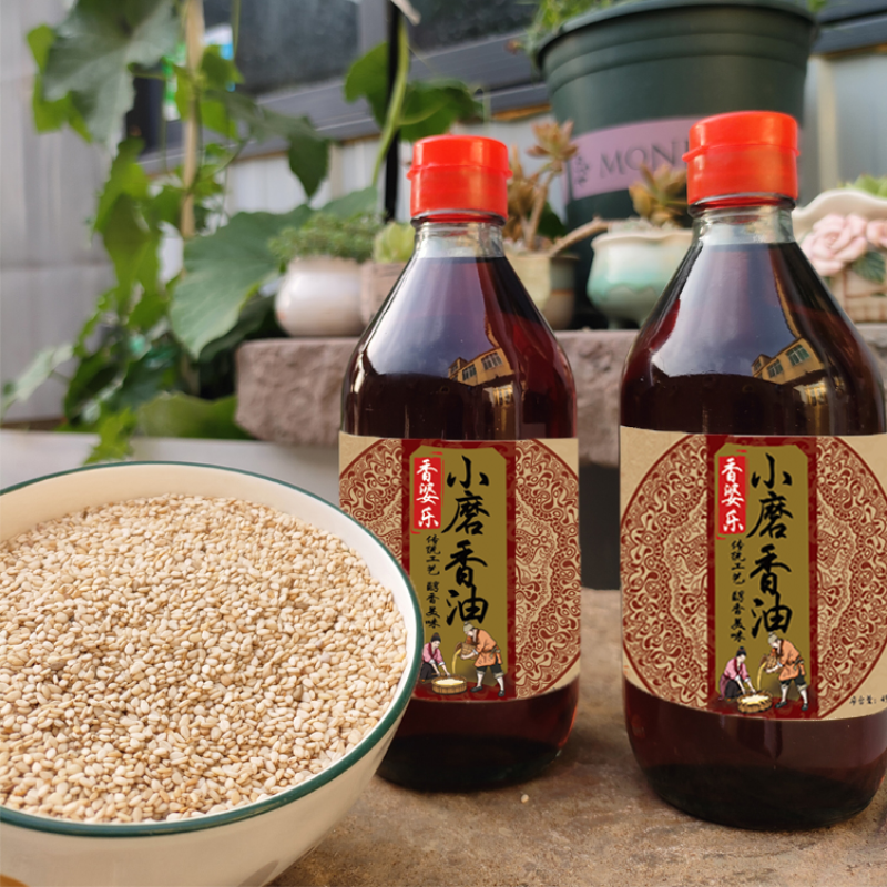 正宗农家石磨自榨100%无添加香油