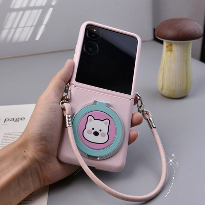 小米mixflip2手机壳铰链全包斜挎