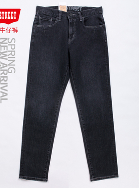 第五街5th street春季修身小直筒男弹力时尚显瘦牛仔裤215732-233