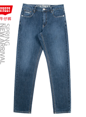 第五街5th street复古修身小直筒男装休闲显瘦牛仔裤315332-243