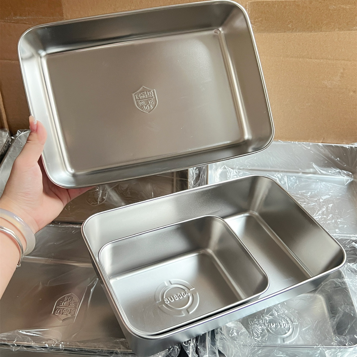 精致304不锈钢耐热耐高温可微波