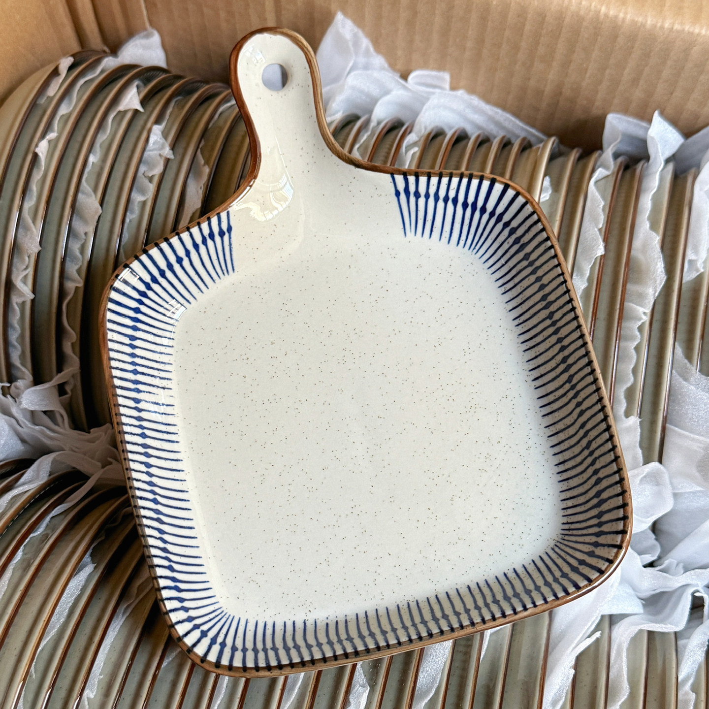 日式复古带把手烤盘烤箱盘陶瓷盘子盘蒸鸡蛋火腿肠油条早餐盘家用,餐饮具,盘,淘宝优惠券,粉丝福利购,淘宝优惠卷