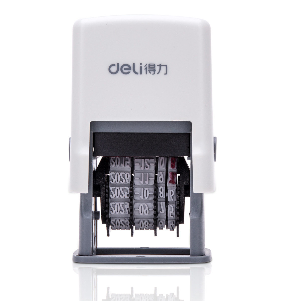 得力79951日期印章自动回墨年月日号可调时间印章日期打码机